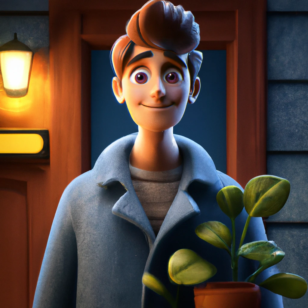 Illustration: at a house-warming party