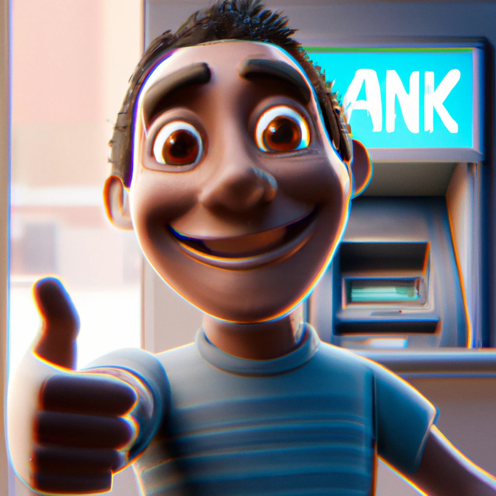 Illustration: at the ATM