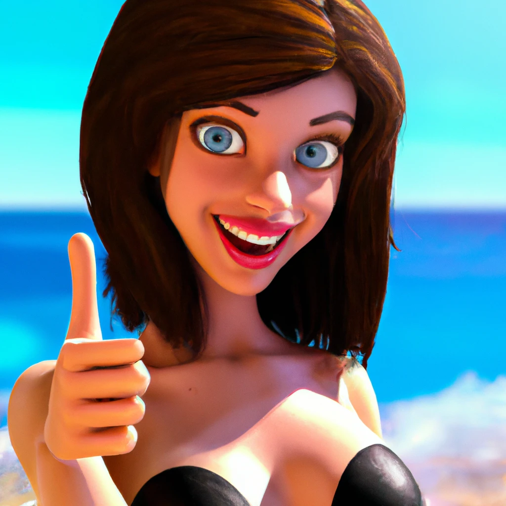 Illustration: at the beach