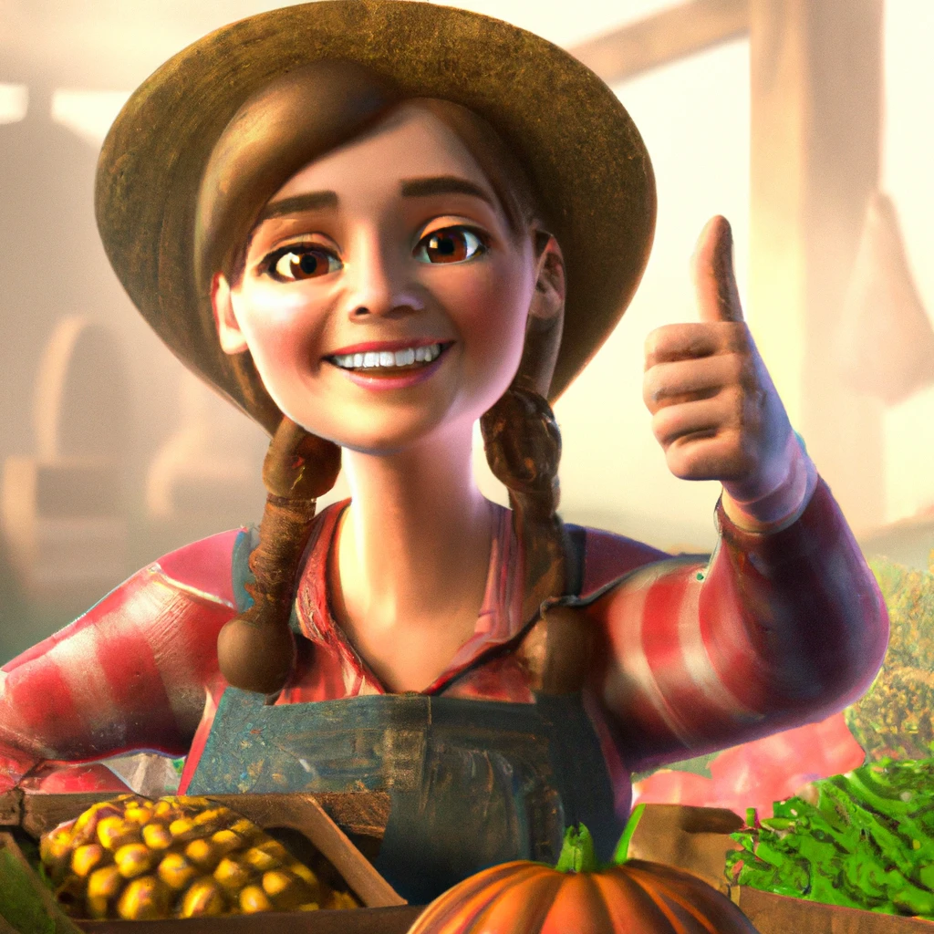 Illustration: at the farmers' market