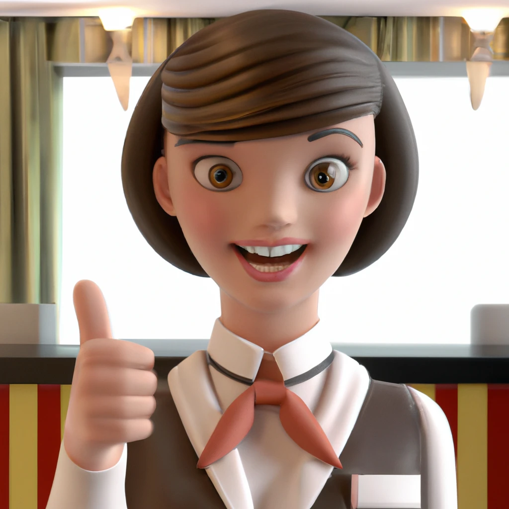 Illustration: at the hotel