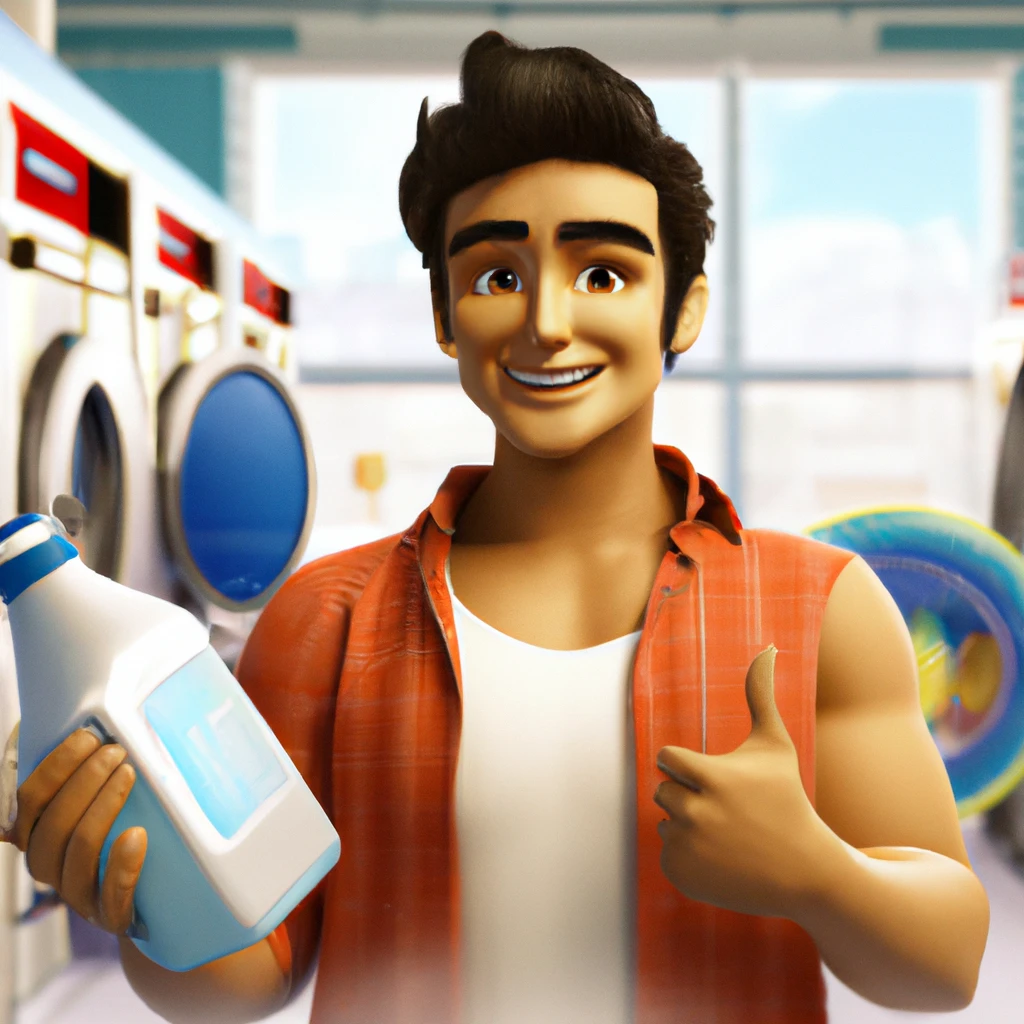 Illustration: at the laundromat