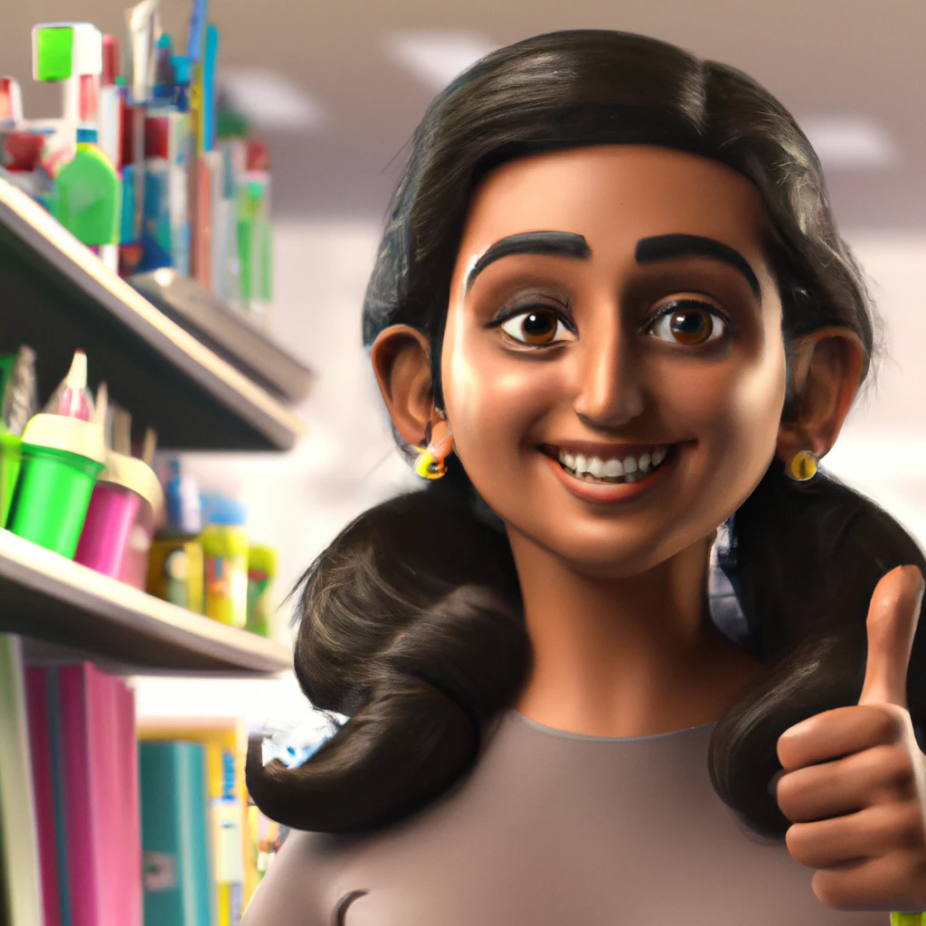 Illustration: at the stationery store