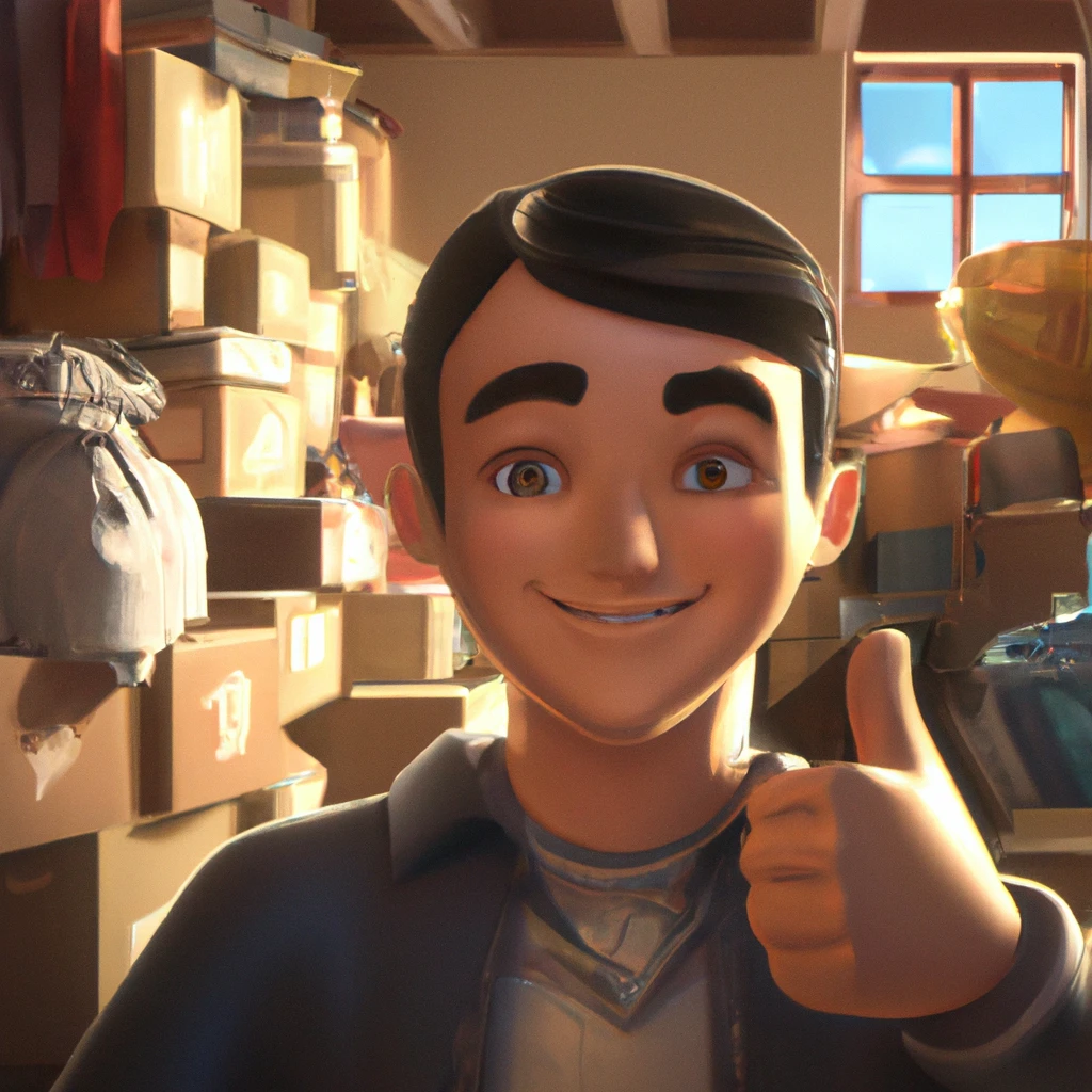 Illustration: in an attic