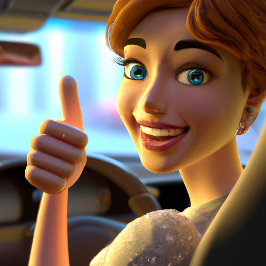 Illustration: in the car