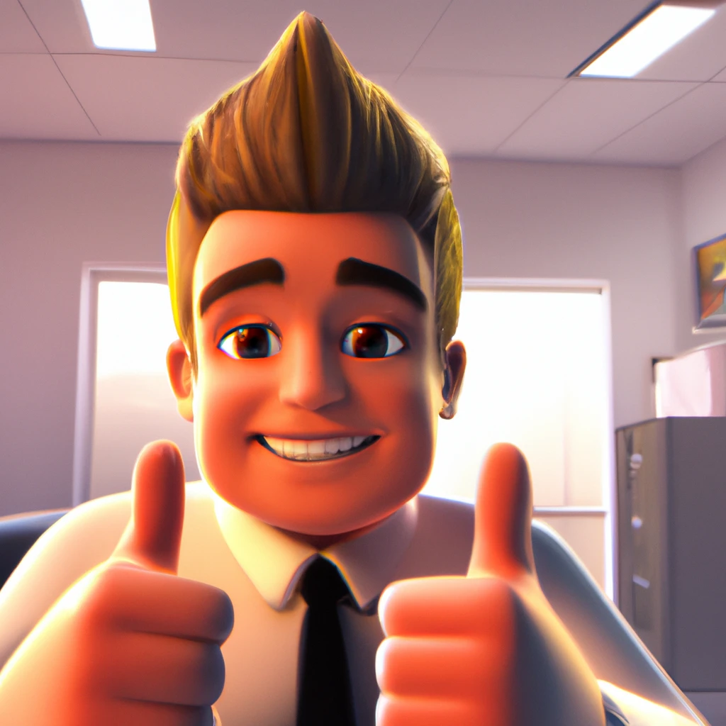 Illustration: on a job interview