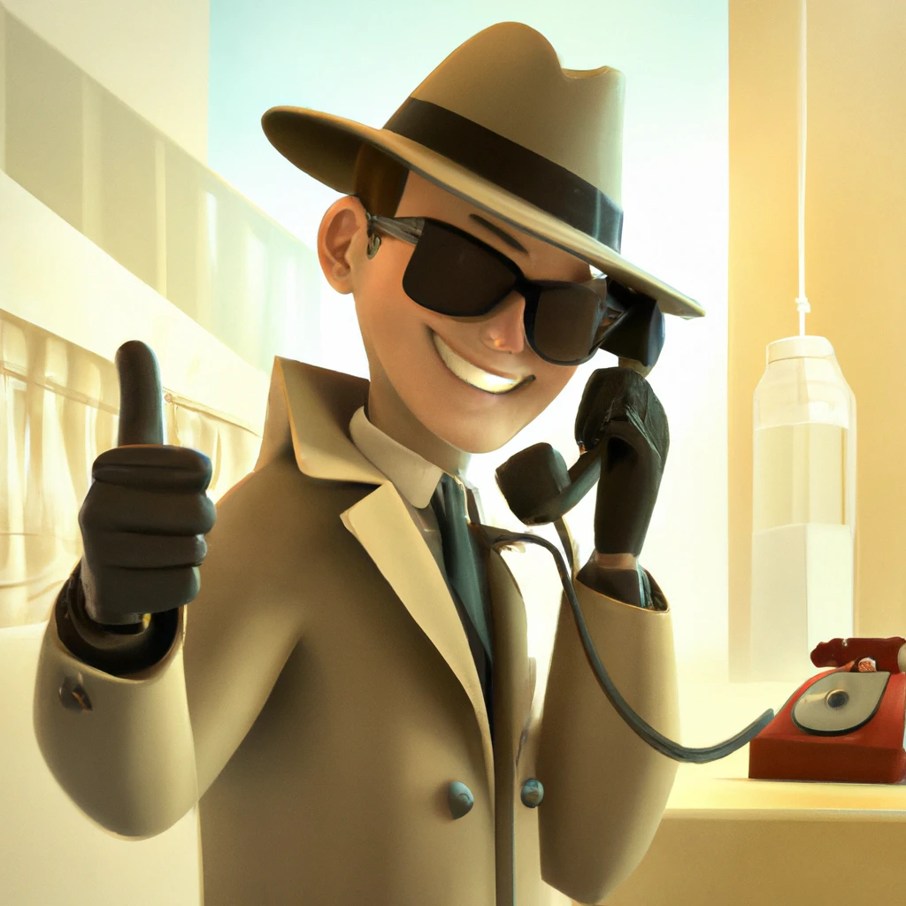 Illustration: to ask who you're talking to