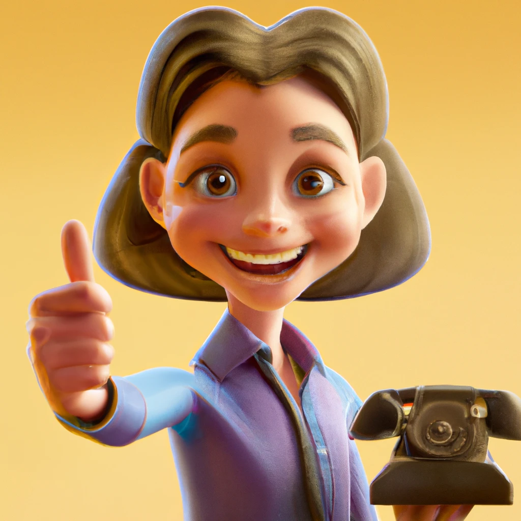 Illustration: to put someone on hold on the phone