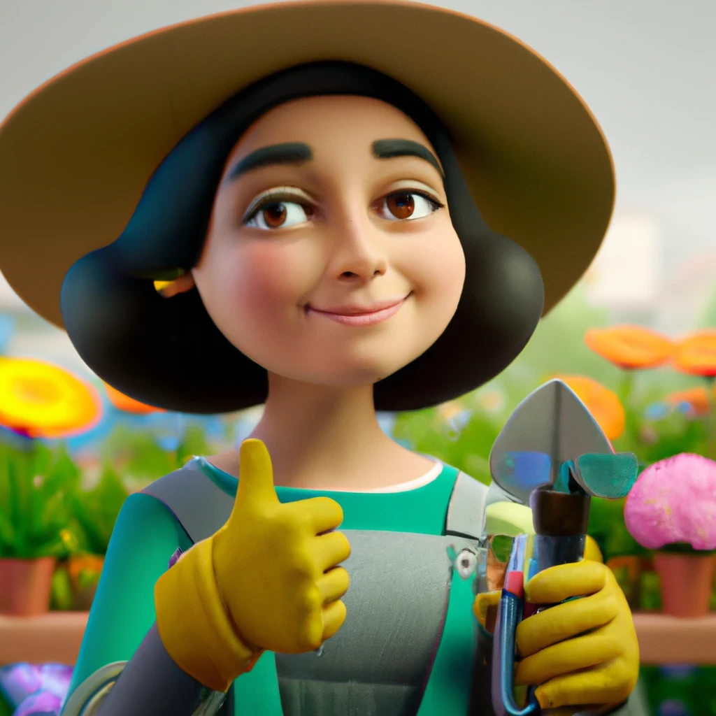 Illustration: when gardening