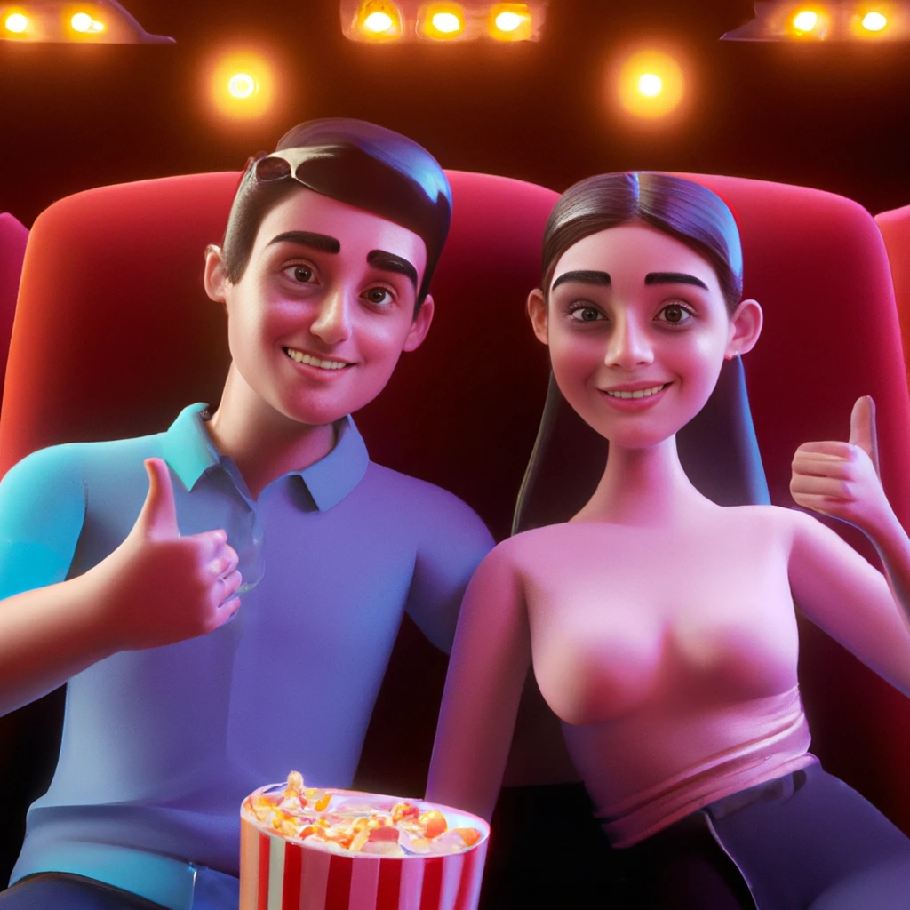 Illustration: when going to the movies