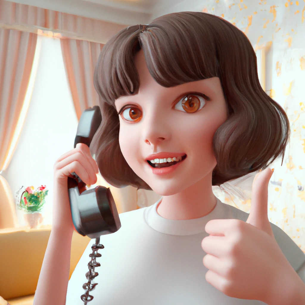 Illustration: when returning a phone call