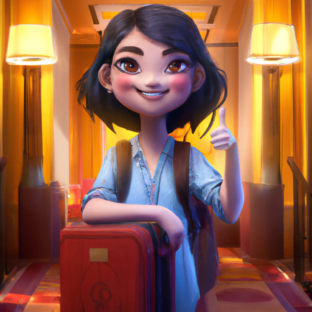 Illustration: when you get to your hotel room